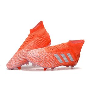 Kopačky Pánské Adidas Predator 19.1 FG – oranžově bílá